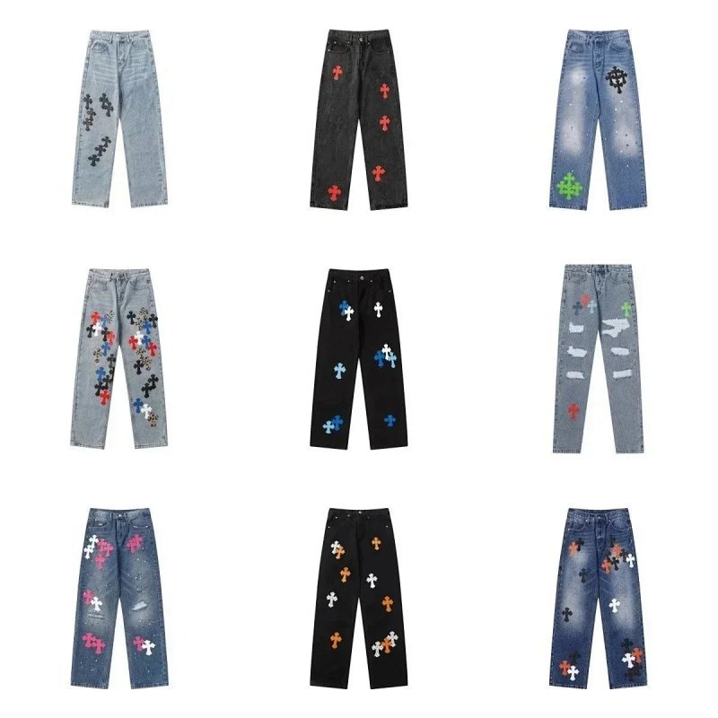 Kakobuy spreadsheet pants - XW21 Cross Patch Washed Denim Jeans product image