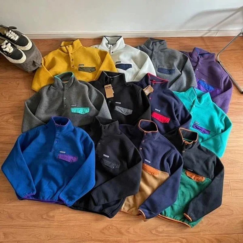 Kakobuy spreadsheet Patagonia jackets - Patagonia Snap-T Fleece Pullover Jacket - multicolor assorted product image
