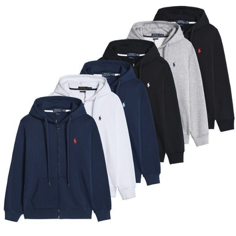 Kakobuy spreadsheet Polo Ralph Lauren hoodies - Polo Ralph Lauren 00160 Solid Embroidered Pony Zip-Up Hoodie product image