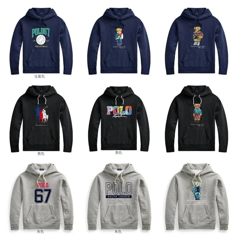 Kakobuy spreadsheet Polo Ralph Lauren hoodies - Polo Ralph Lauren Graphic Print Drawstring Hooded Sweatshirt product image