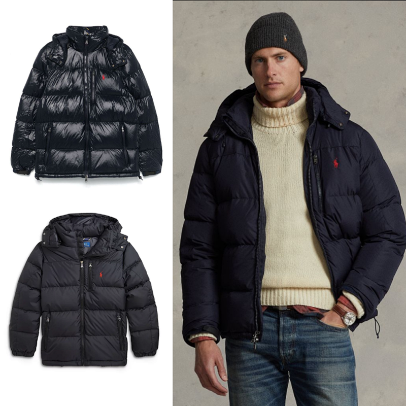 Kakobuy spreadsheet Polo Ralph Lauren jackets - Polo Ralph Lauren Navy Blue and Black Puffer Jackets and Vest product image