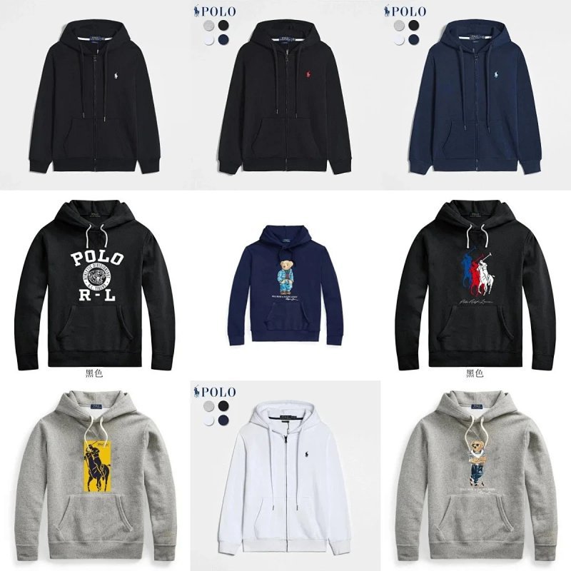 Kakobuy spreadsheet Polo Ralph Lauren hoodies - Polo Ralph Lauren Polo Bear & Classic Logo Multicolor Graphic Hoodies product image