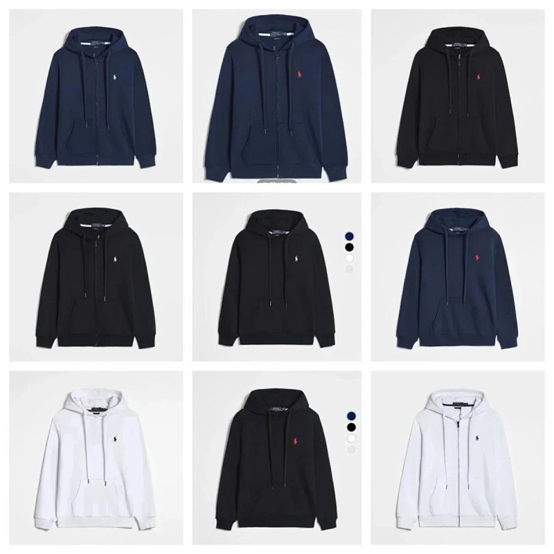 Kakobuy spreadsheet Polo Ralph Lauren hoodies - Polo Ralph Lauren Solid Color Embroidered Pony Hooded Sweatshirt product image