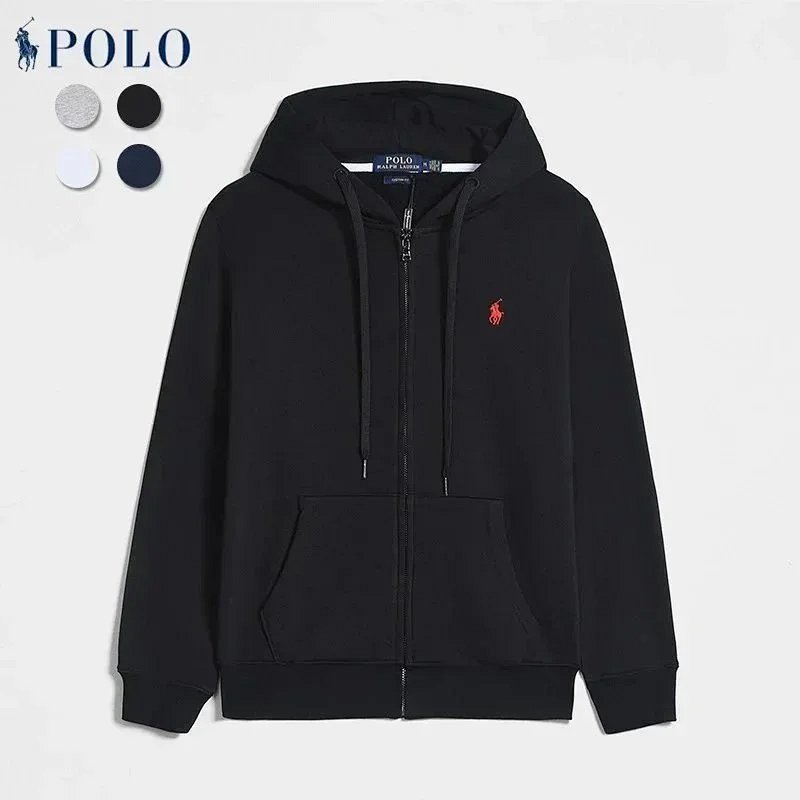 Kakobuy spreadsheet Polo Ralph Lauren tracksuits and sets - Polo Ralph Lauren Solid Embroidered Logo Full-Zip Hoodie and Joggers Set product image