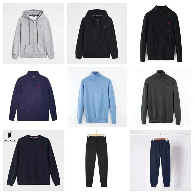 Kakobuy spreadsheet Polo Ralph Lauren hoodies - Polo Ralph Lauren XB21 Embroidered Pony Solid Zip-Up Hoodie product image