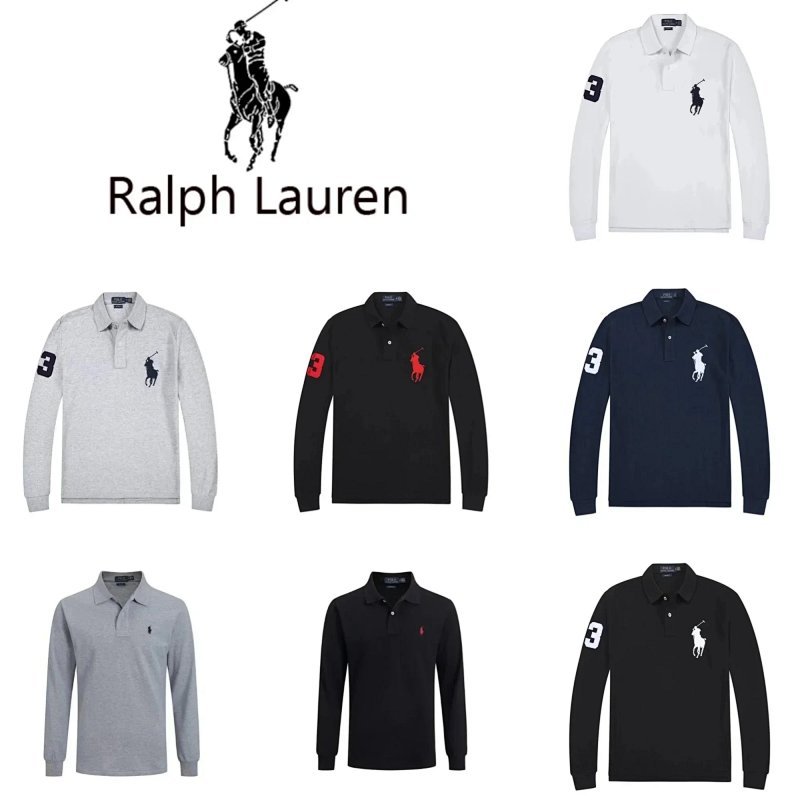 Kakobuy spreadsheet Polo Ralph Lauren t-shirts - Polo Ralph Lauren B507 Solid Long-Sleeve Polo Shirt product image