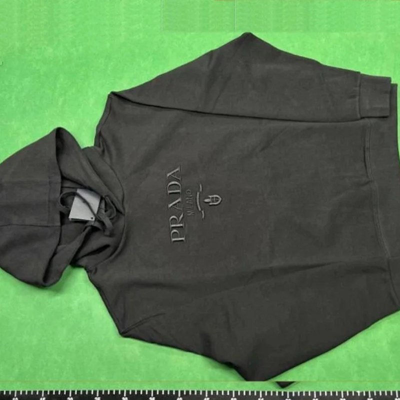 Kakobuy spreadsheet Prada hoodies - Prada Milano Logo Black Hoodie product image