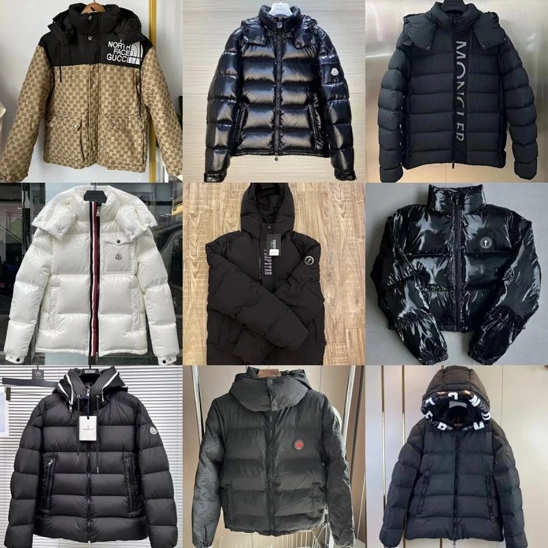 Kakobuy spreadsheet Prada jackets - Prada Multi-Color Hooded Puffer Down Jacket product image