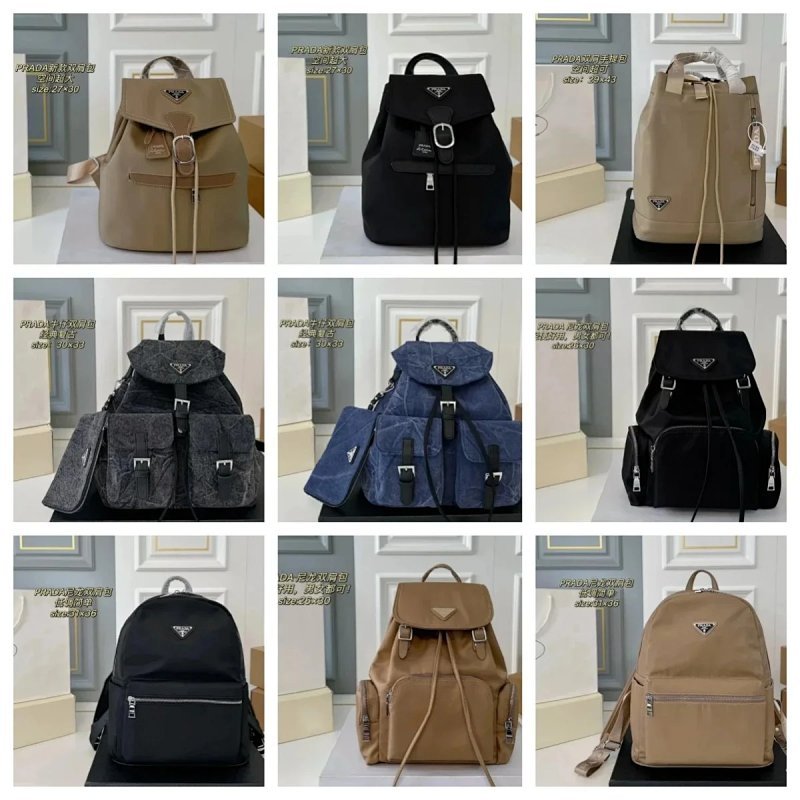 Kakobuy spreadsheet Prada pants - Prada Re-Edition 1995 Multi-Style Nylon and Denim Backpack product image