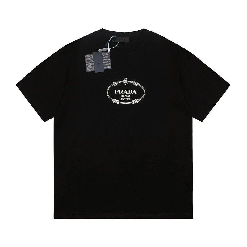 Kakobuy spreadsheet Prada t-shirts - Prada Graphic Logo Print Short Sleeve T-Shirt product image