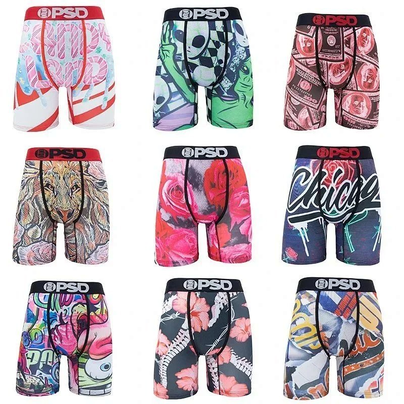 Kakobuy spreadsheet PSD accessories - PSD Multicolor Graphic Print Boxer Briefs product image
