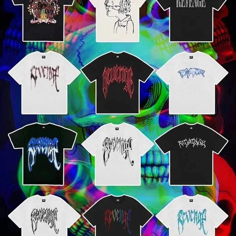 Kakobuy spreadsheet Revenge t-shirts - Revenge Graphic Print T-Shirt product image