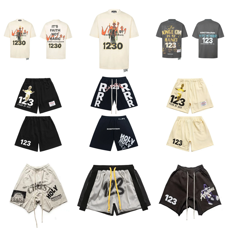 Kakobuy spreadsheet Rivington Roi Rebis t-shirts - Rivington Roi Rebis Graphic Print T-Shirt and Shorts Set product image