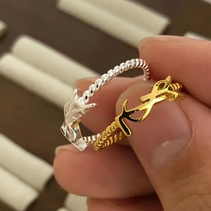 Kakobuy spreadsheet Saint Laurent jewelry - Saint Laurent monogram ring set product image