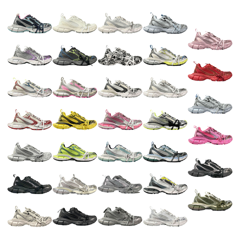 Kakobuy spreadsheet shoes - 3XL Multicolor Distressed Sneakers product image