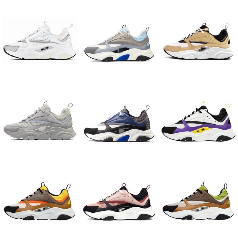 Kakobuy spreadsheet shoes - B22 Multicolor Panelled Mesh and Leather Chunky Sneakers product image