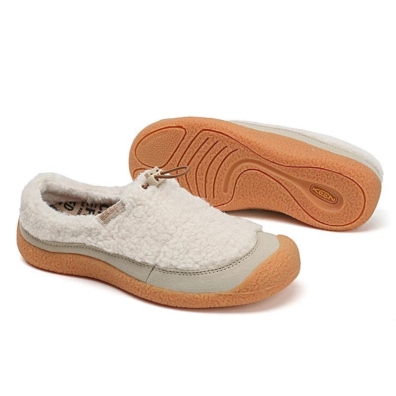 Kakobuy spreadsheet shoes - Hl06 Off-White Fleece Slip-On Shoes product image