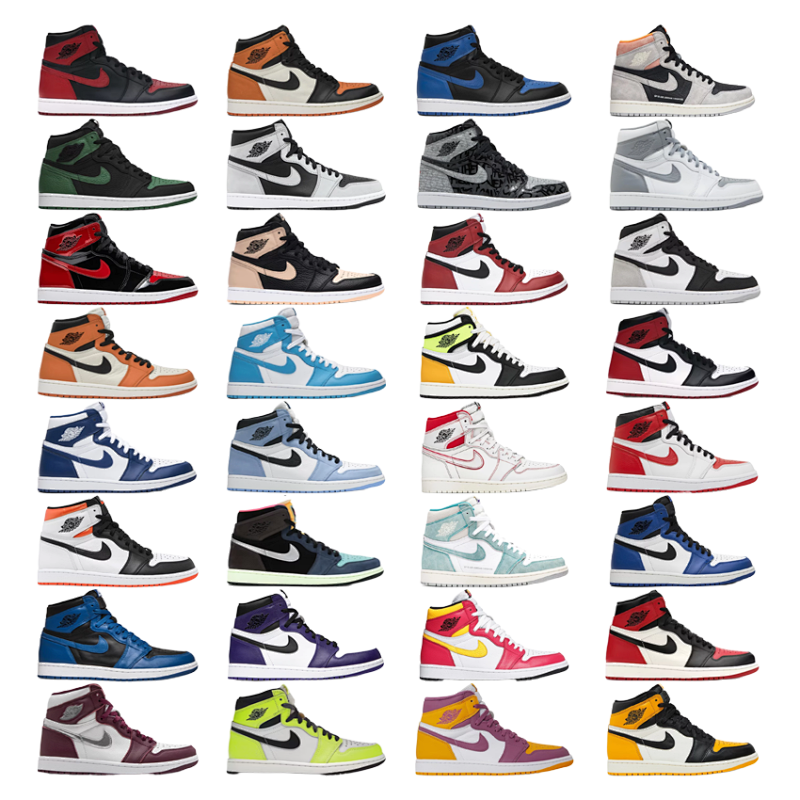 Kakobuy spreadsheet shoes - J0R1 Collection Multicolor High-Top Sneakers product image
