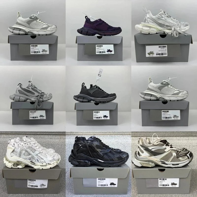 Kakobuy spreadsheet shoes - Multicolor Layered Mesh Chunky Sneakers product image