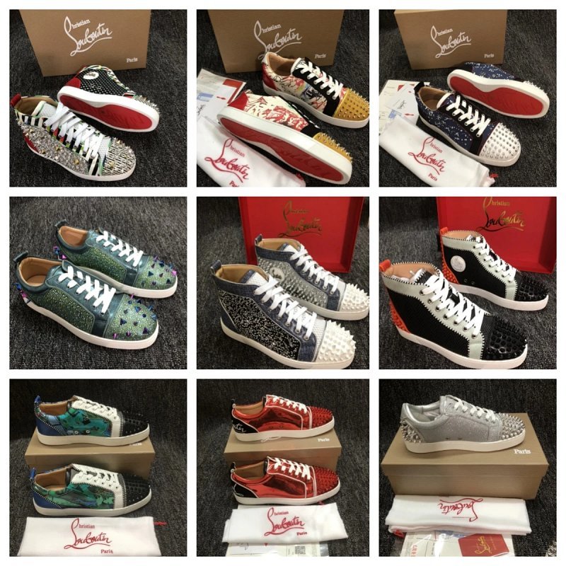 Kakobuy spreadsheet shoes - Red Bottom Studded Unisex Casual Shoes product image