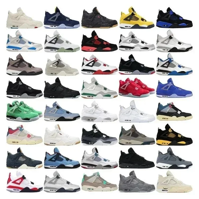 Kakobuy spreadsheet shoes - Retro 4 Multi-Color Sneakers product image
