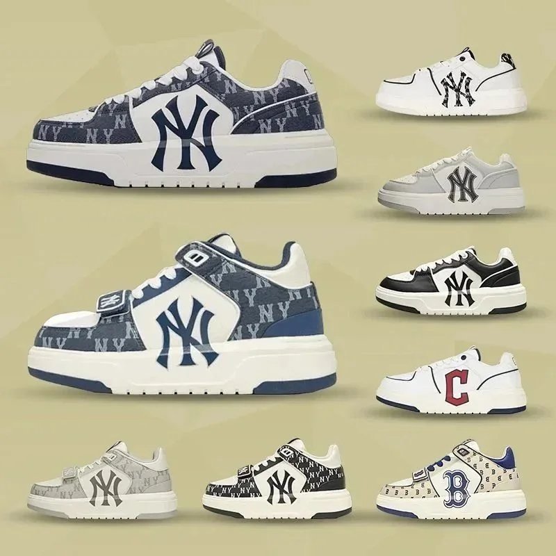 Kakobuy spreadsheet shoes - Retro Contrast Team Logo Chunky Platform Sneakers product image
