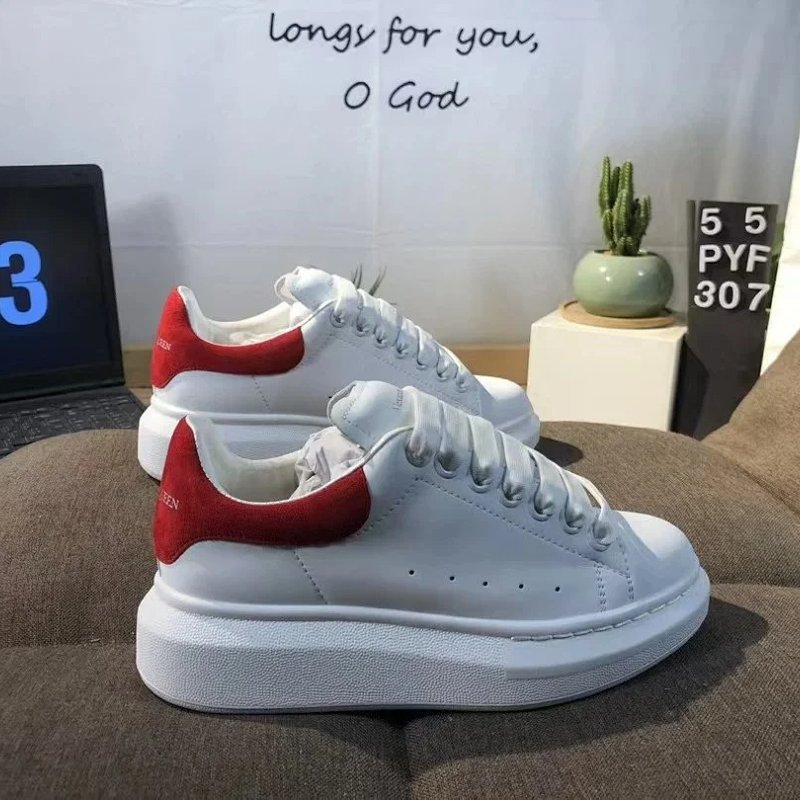 Kakobuy spreadsheet shoes - White Multi-Color Heel Tab Platform Sneakers product image