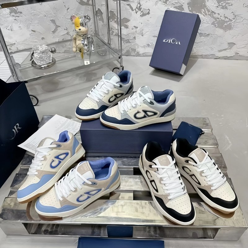 Kakobuy spreadsheet shoes - 外贸B57字母CD运动休闲鞋男女情侣款气质真皮板鞋系带熊猫鞋 product image