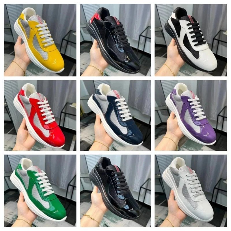 Kakobuy spreadsheet shoes - 高端情侣亮面真皮运动鞋 product image
