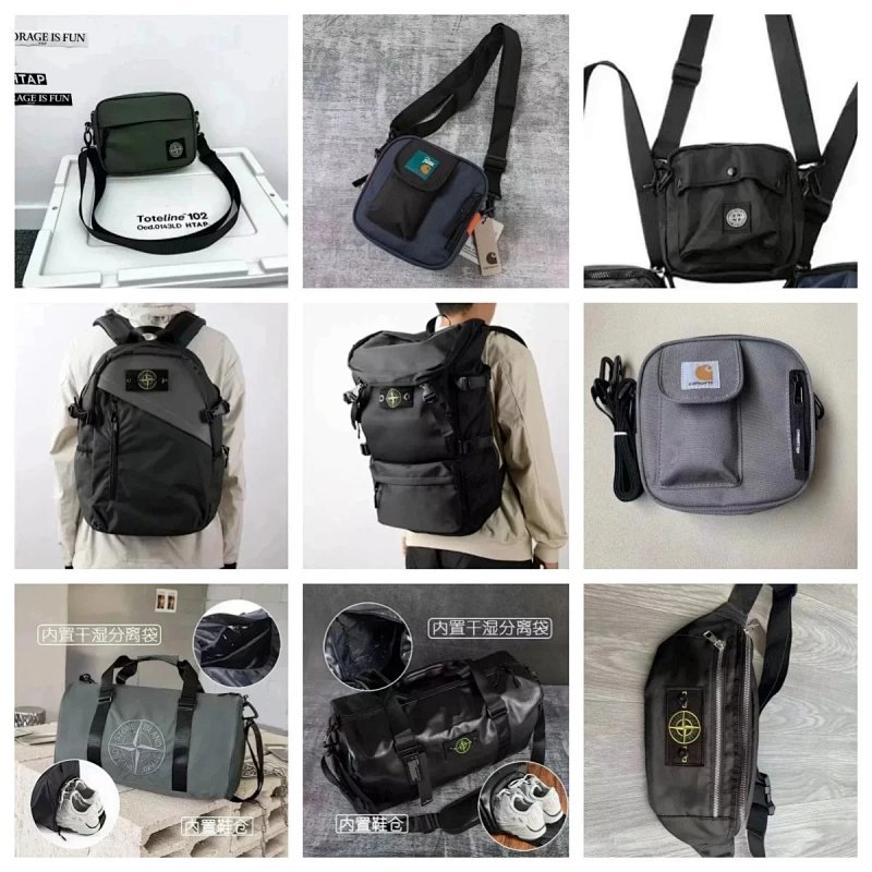 Kakobuy spreadsheet Stone Island bags - Stone Island Multi-Style Utility Backpacks, Shoulder Bags, and Duffle Bags product image