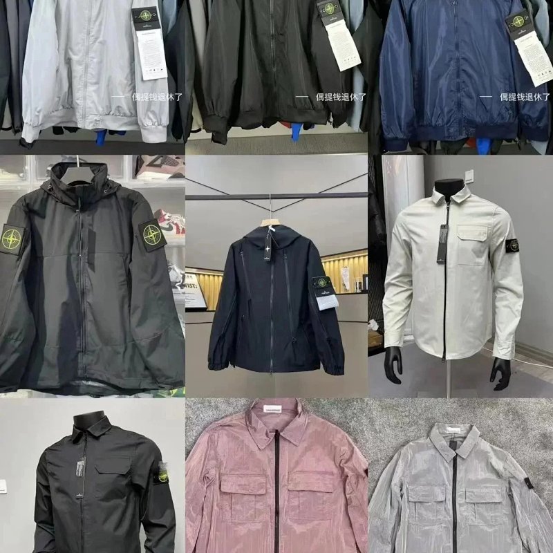 Kakobuy spreadsheet Stone Island hoodies - Stone Island Black Hooded Windbreaker Jacket product image