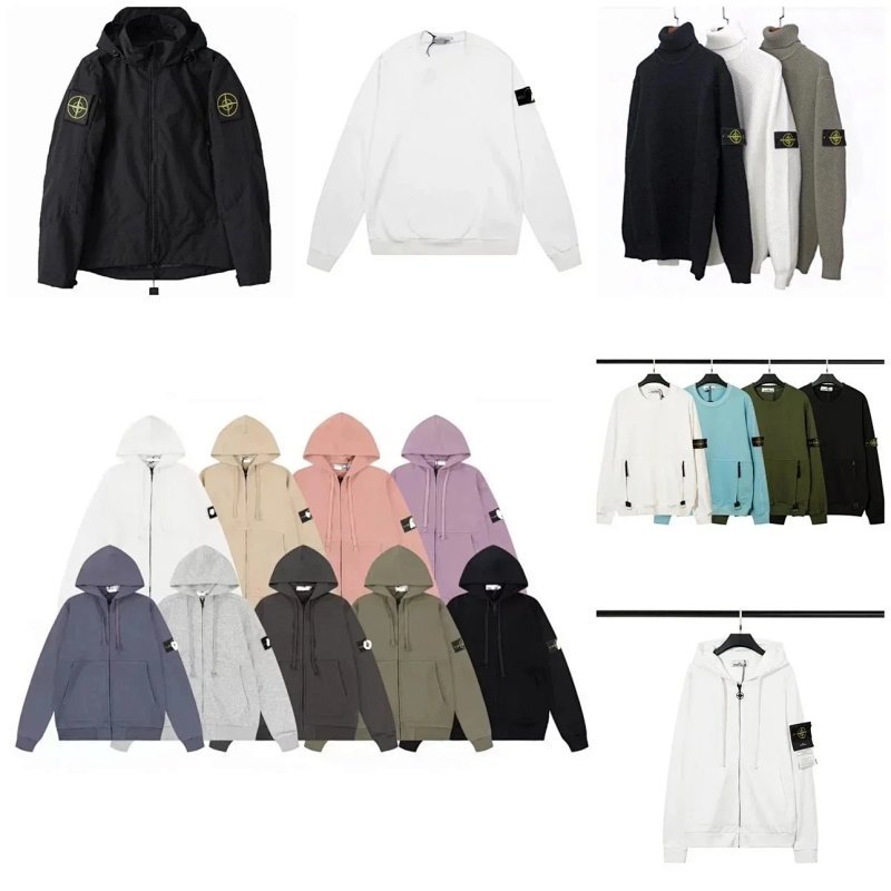 Kakobuy spreadsheet Stone Island hoodies - Stone Island Solid Color Compass Badge Sweatshirt and Hoodie product image