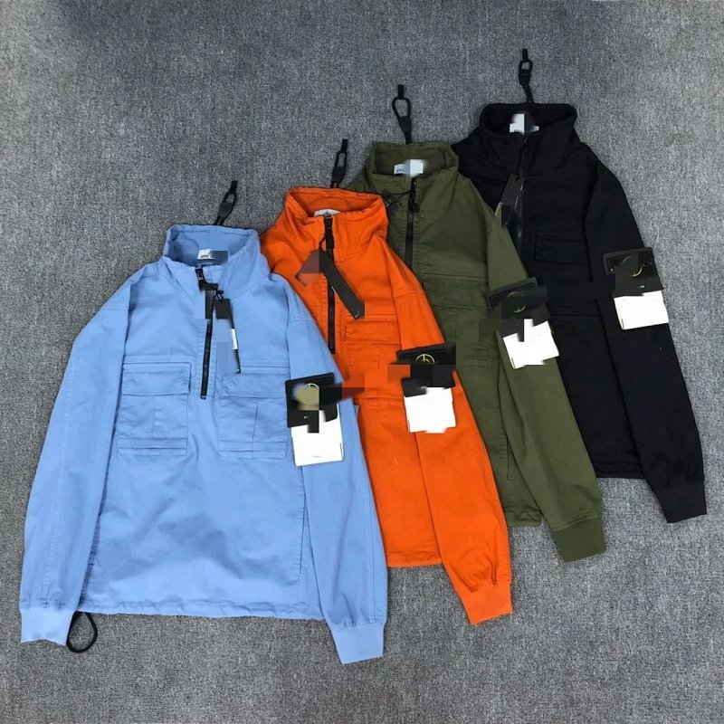 Kakobuy spreadsheet Stone Island hoodies - Stone Island Solid Color Half-Zip Pullover Utility Jacket product image