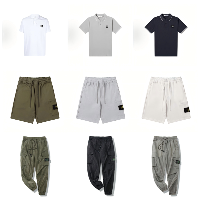 Kakobuy spreadsheet Stone Island pants - Stone Island Compass Patch Polo Shirts and Pants Collection product image