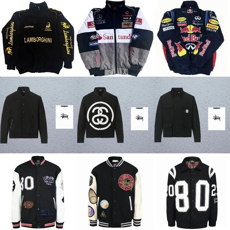 Kakobuy spreadsheet Stussy jackets - Stussy 1217-007 Assorted Graphic and Quilted Jackets product image