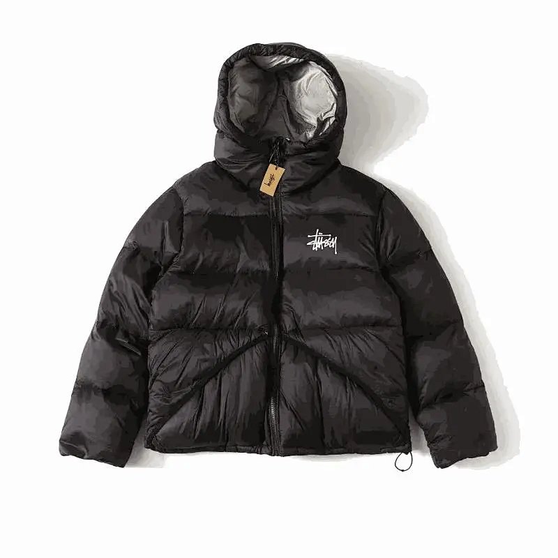 Kakobuy spreadsheet Stussy jackets - Stüssy Black Hooded Puffer Jacket product image