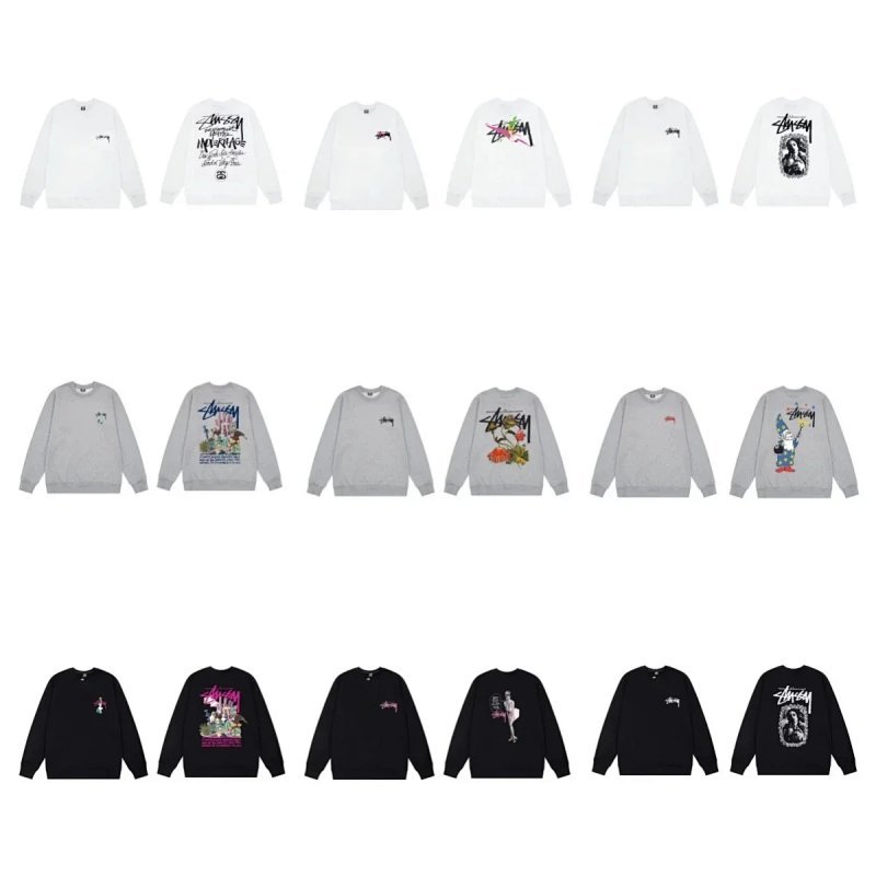 Kakobuy spreadsheet Stussy hoodies - Stussy Graphic Print Crewneck Sweatshirt product image