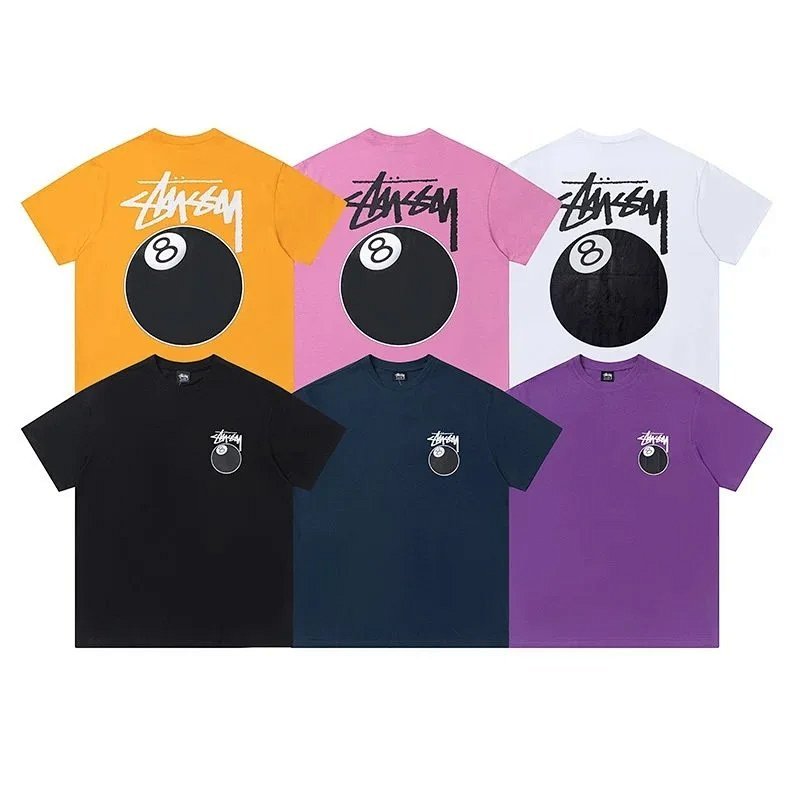 Kakobuy spreadsheet Stussy t-shirts - Stussy 8-Ball Graphic Print Short-Sleeve T-Shirt product image