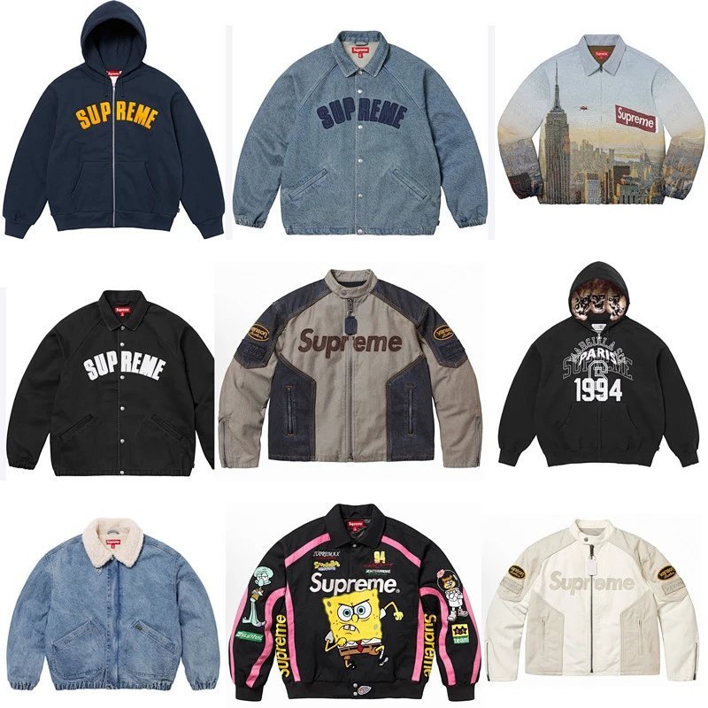 Kakobuy spreadsheet Supreme hoodies - Supreme SS25 Assorted Graphic and Logo Designs Jackets and Hoodies product image