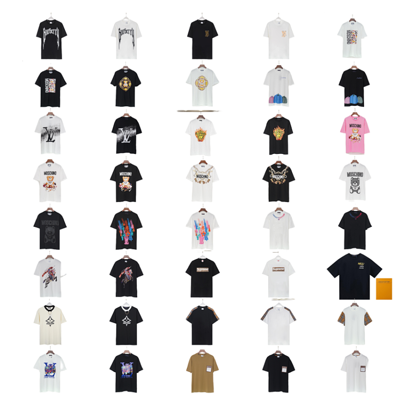 Kakobuy spreadsheet t-shirts - Assorted Graphic Print Short Sleeve T-Shirts product image