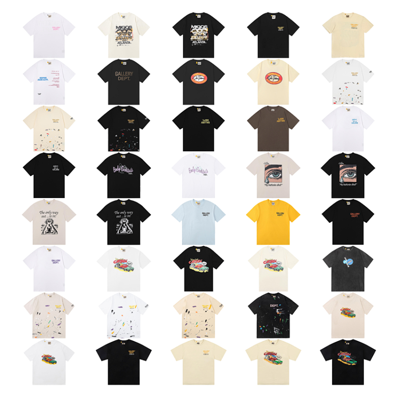 Kakobuy spreadsheet t-shirts - Assorted Graphic Print Short Sleeve T-Shirts product image
