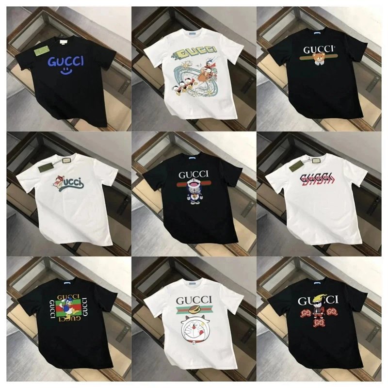 Kakobuy spreadsheet t-shirts - Cartoon and Logo Graphic Print Short-Sleeve T-Shirt product image