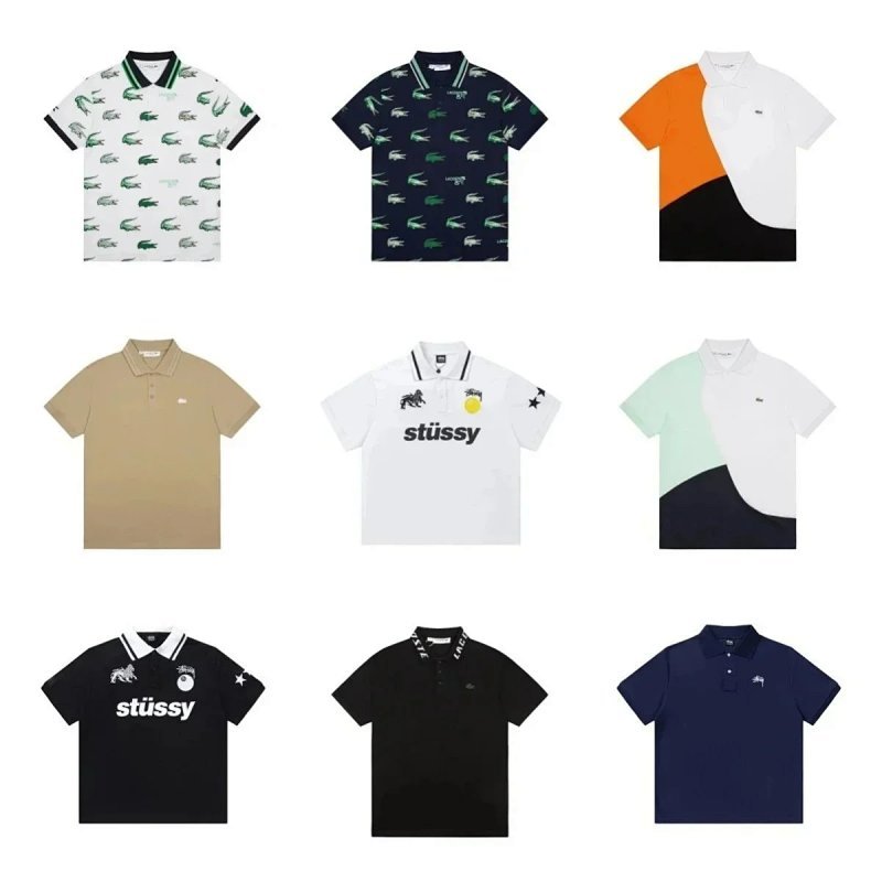 Kakobuy spreadsheet t-shirts - Graphic and Colorblock Short-Sleeve Polo Shirts product image