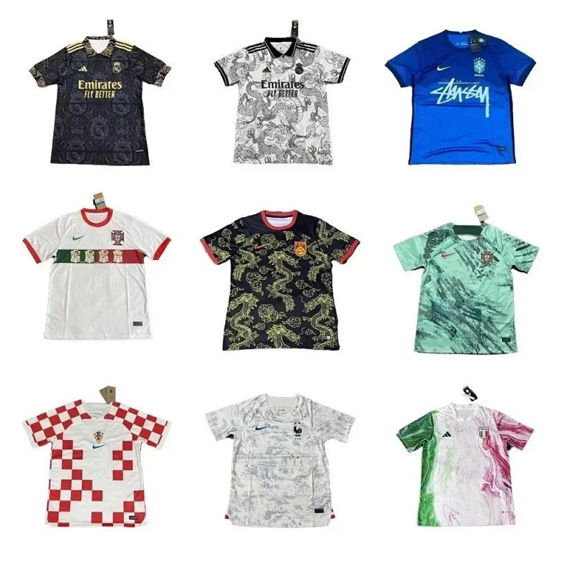 Kakobuy spreadsheet jerseys - Graphic Print Multicolor Short Sleeve Football Jerseys product image