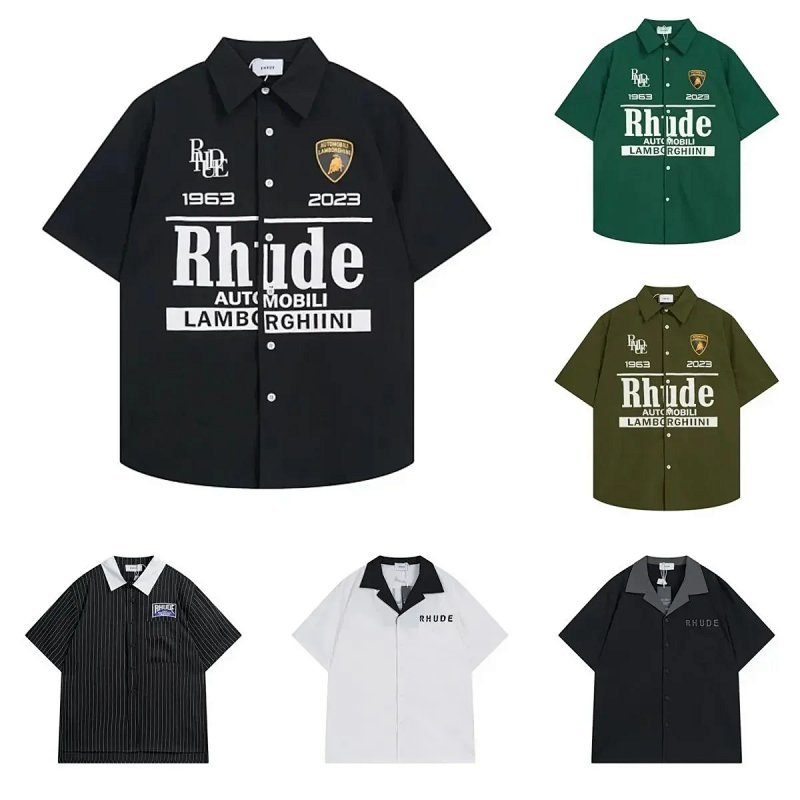 Kakobuy spreadsheet t-shirts - Graphic Print Short Sleeve Button-Up Shirt product image