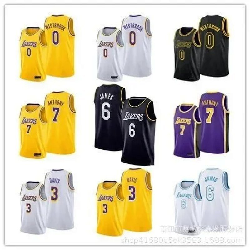 Kakobuy spreadsheet jerseys - Los Angeles Lakers Player Print Basketball Jersey product image
