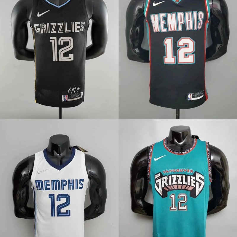 Kakobuy spreadsheet jerseys - Memphis Grizzlies Ja Morant #12 Assorted Colors Basketball Jersey product image