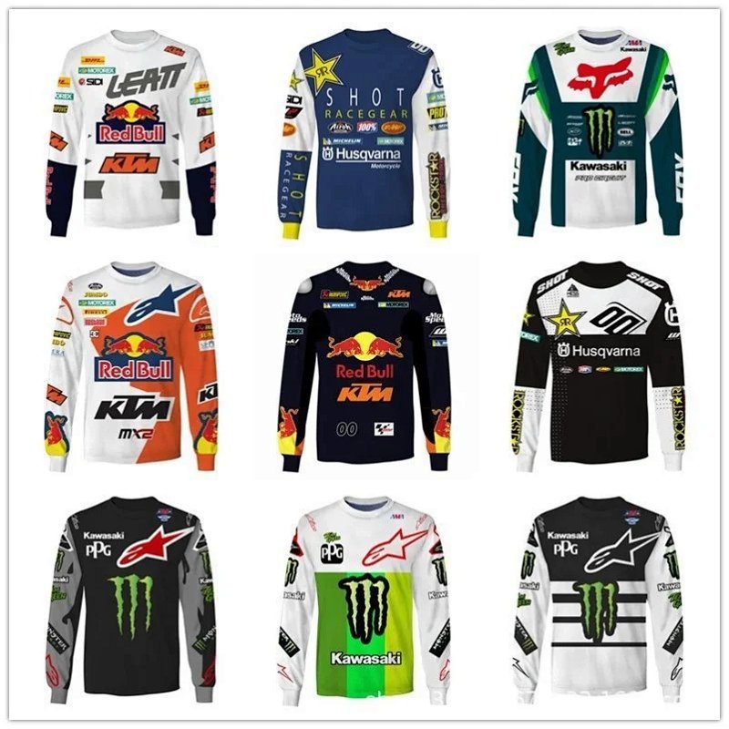 Kakobuy spreadsheet jerseys - Motorsport Graphic Print Long-Sleeve Jersey product image