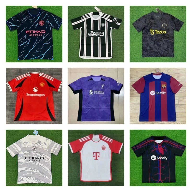 Kakobuy spreadsheet jerseys - Multi-Design Club Print Soccer Jersey Tops product image