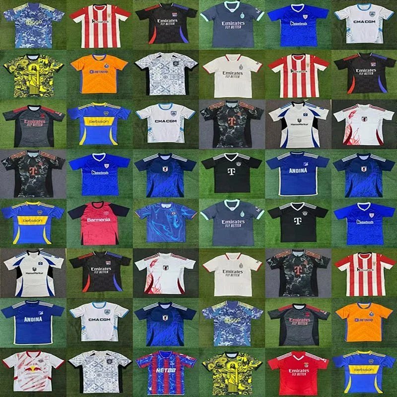 Kakobuy spreadsheet jerseys - Multicolor Club Graphic Print Short-Sleeve Football Jerseys product image